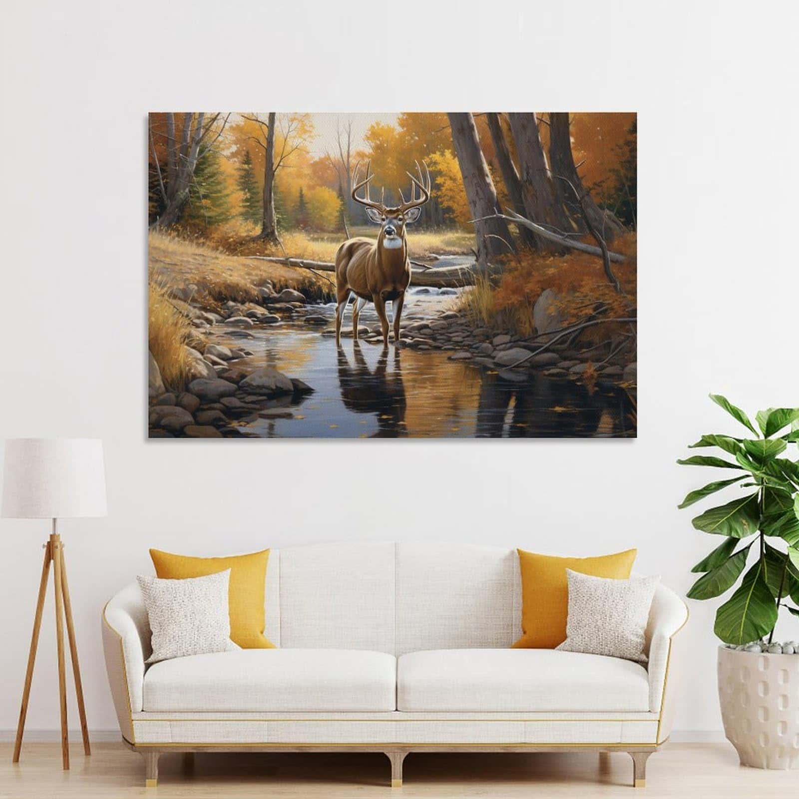 Deer | Wildlife Artwork | Nature Wall Art | A2 at XILEF Art
